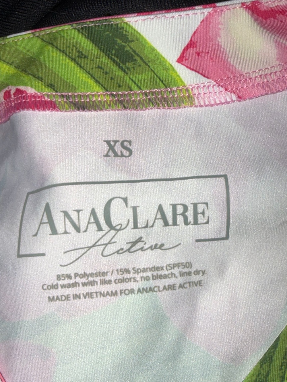 Ana Clare Active Sage Sweetie Baby Doll Mini Dress in Pink & Green Floral Print - Picture 9 of 9